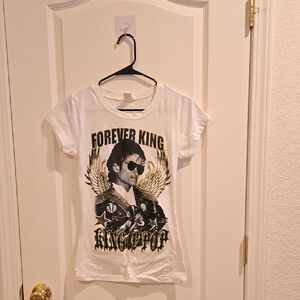 White Graphic Kids T-Shirt